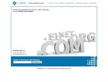 Tablet Screenshot of hosting.netadmin.cz